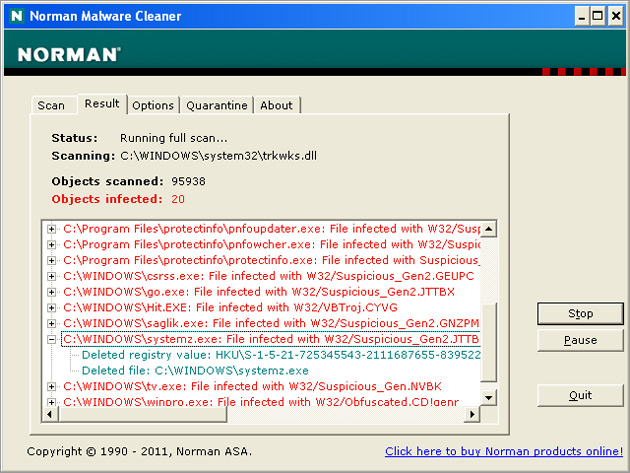 Norman Malware Cleaner img-1