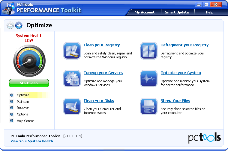 Pc Tools Performance Toolkit -  2